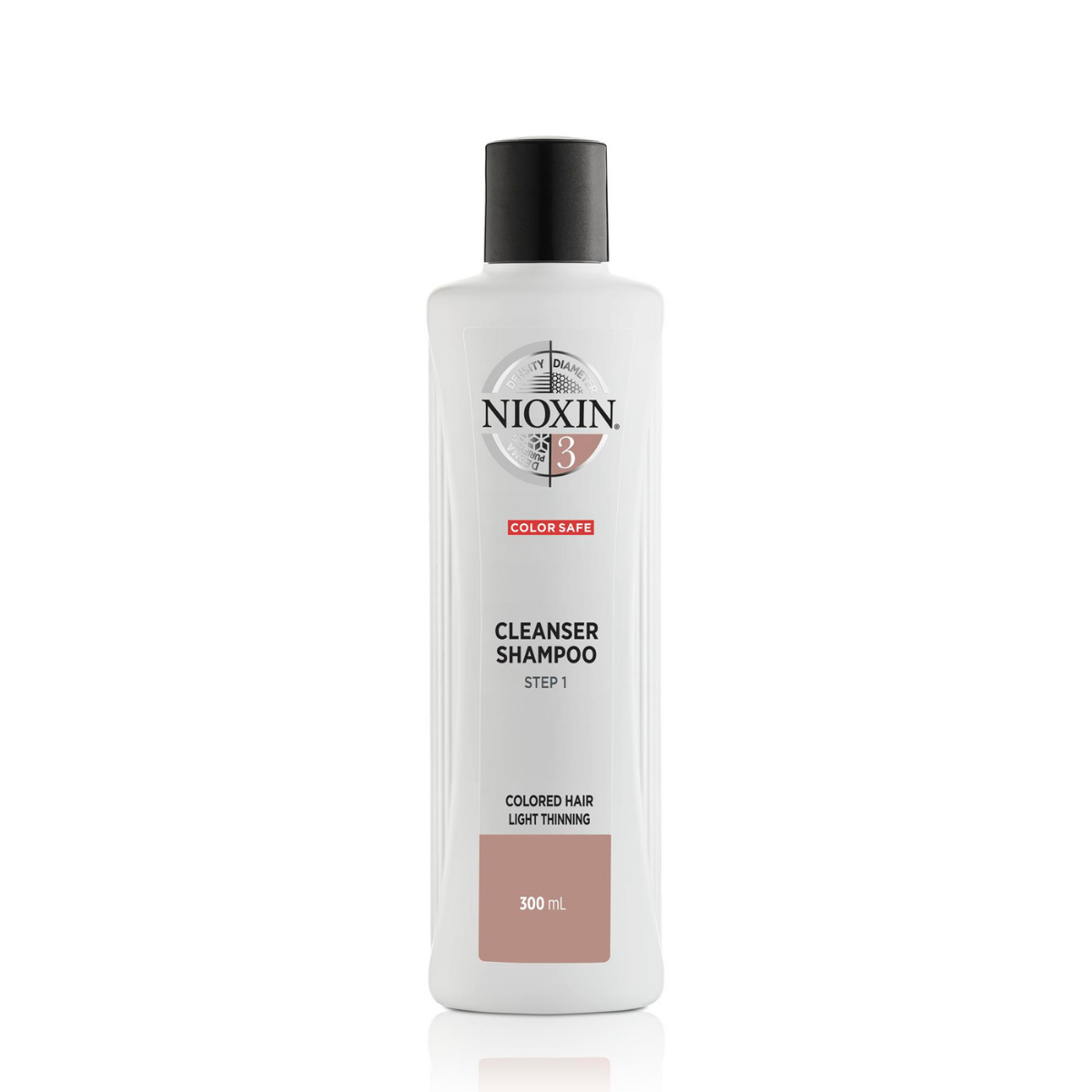 Nioxin Shampoo Sistema #3 Anticaída para cabello Teñido - Caída Leve 300ml