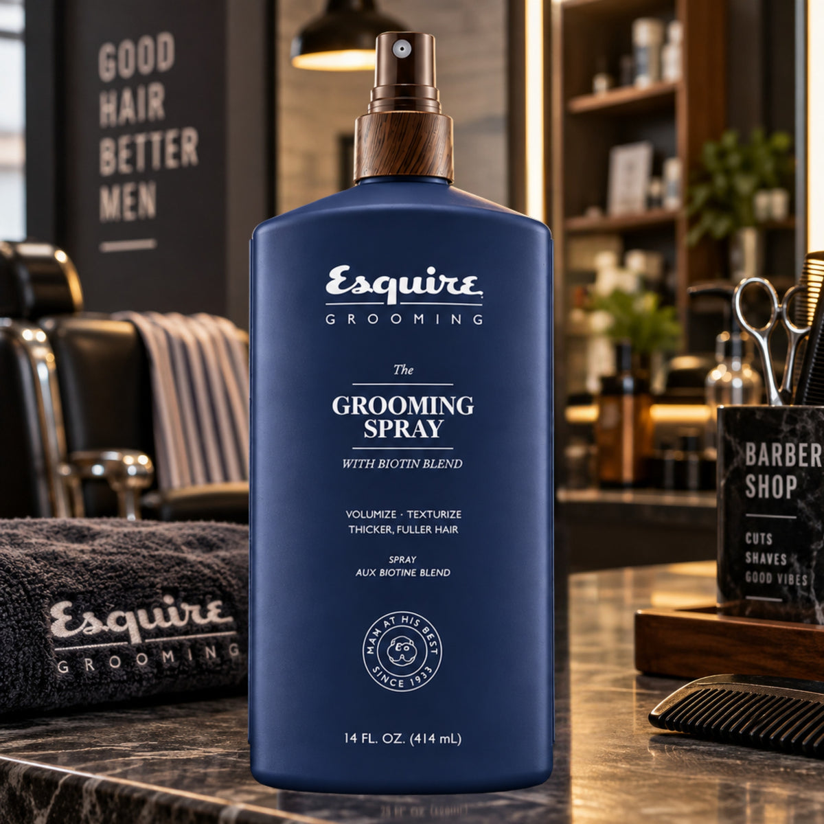 Esquire Grooming Spray 414 ml | Repara, controla el cabello