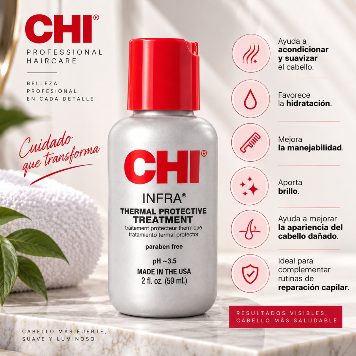 Chi Infra Treatment 59 ml | Tratamiento para cabello seco