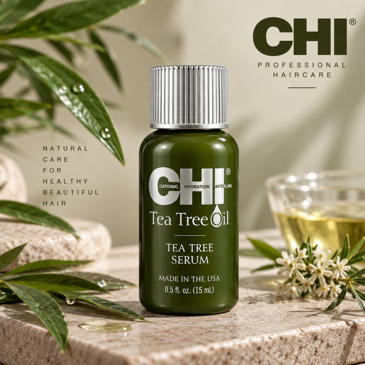CHI Tea Tree Oil Serum 15 ml | Sérum para Cabello y Cuero Cabelludo