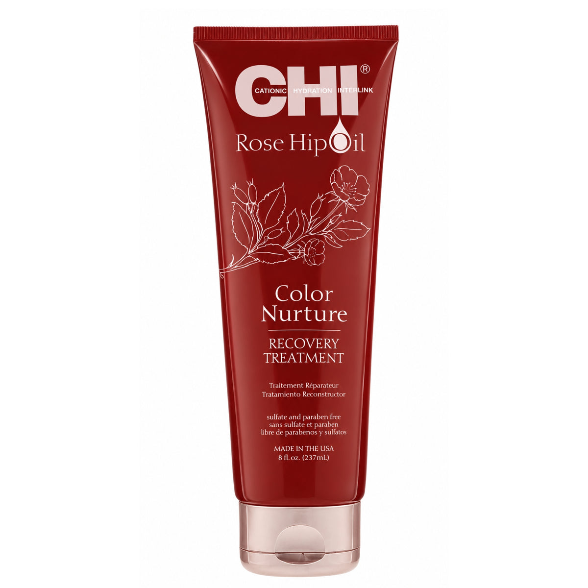 CHI Rose Hip Oil Color Nurture Tratamiento Reparador 237 ml