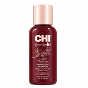 CHI Rose Hip Oil Shampoo Protección de Color 59 ml | Cabello Teñido y Brillo