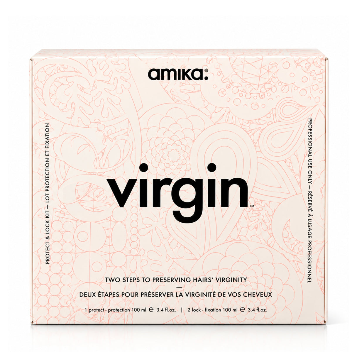 Amika Virgin Plex Two Steps 3 Pz 100 ml | Reparación y Fortalecimiento Capilar