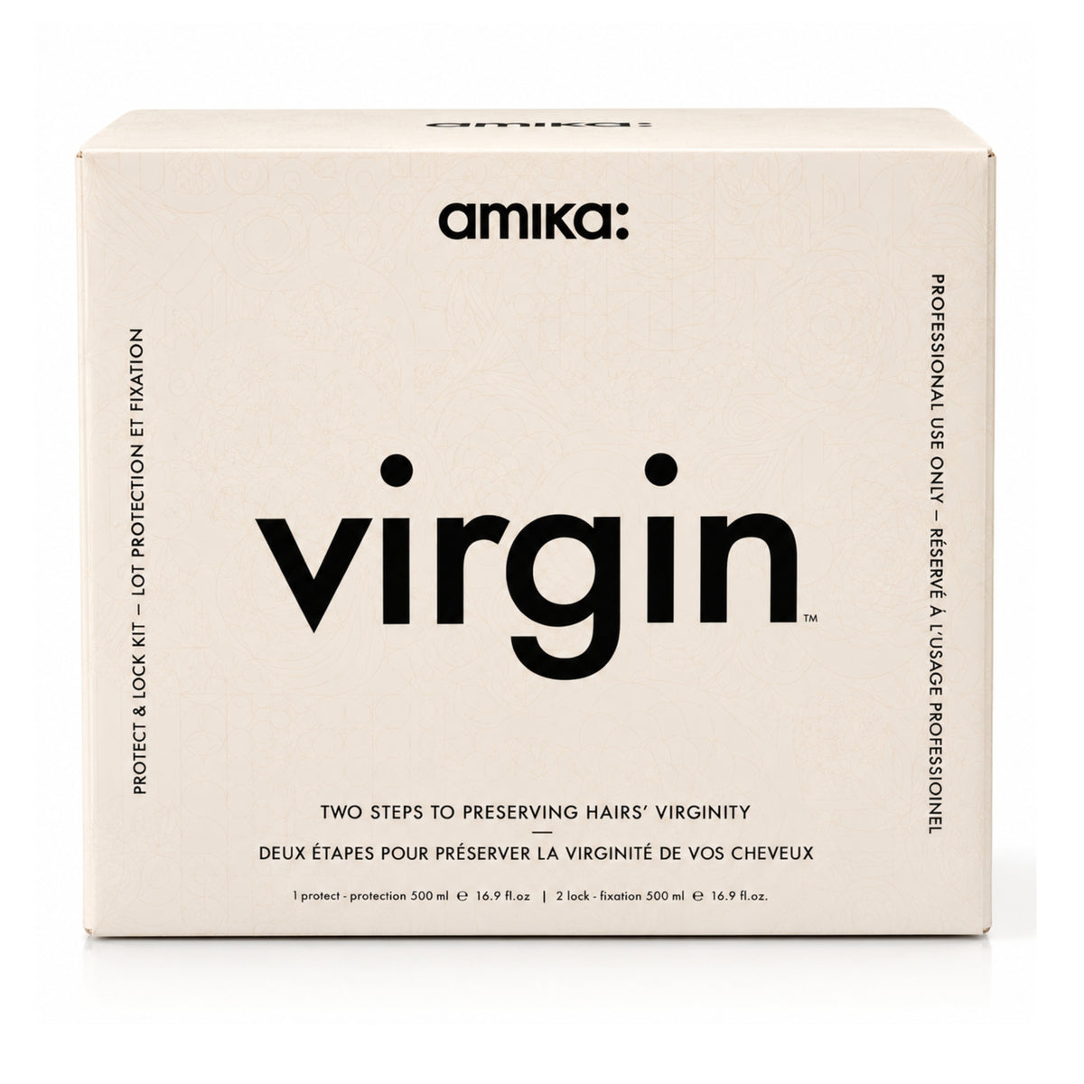 Amika Virgin Plex Two Steps 3 Pz 500 ml | Reparación y Fortalecimiento Capilar