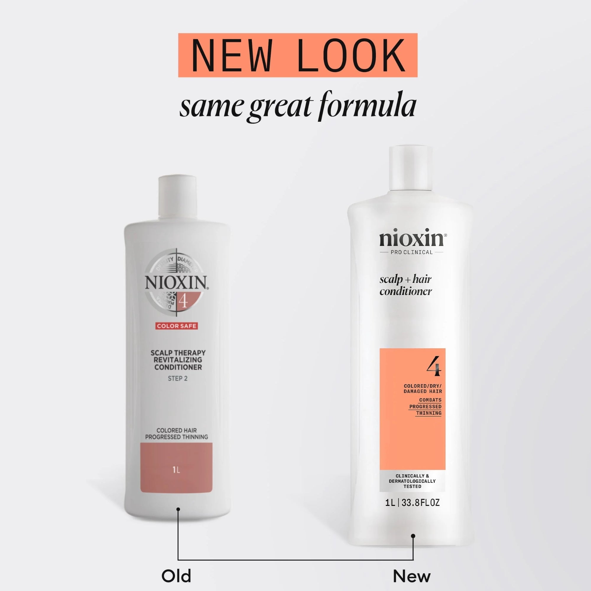 Nioxin Acondicionador Sistema #4 cabello Teñido - Caída Excesiva 1 Lt