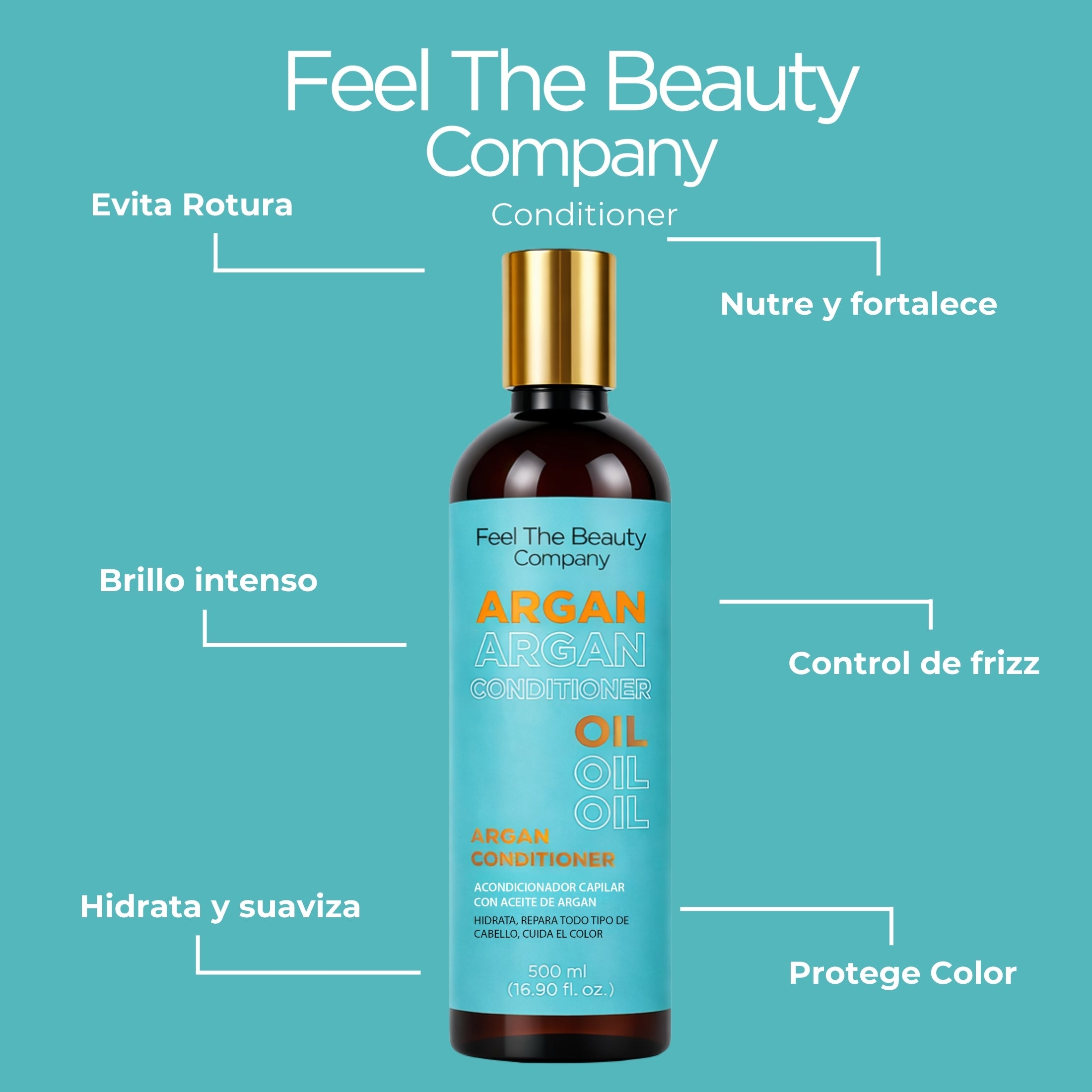Conditioner Argan Oil Feel The Beauty 500ml