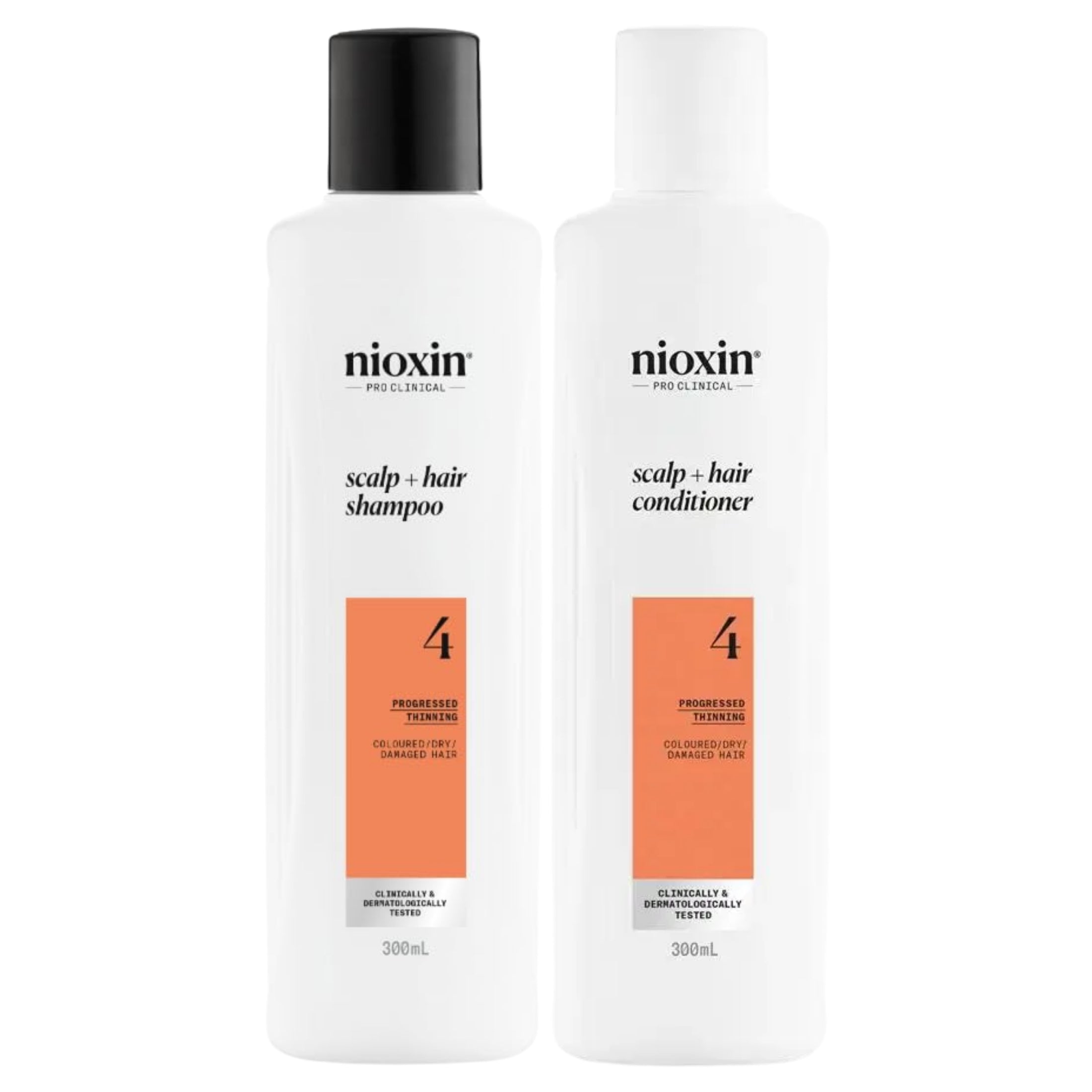 Nioxin Dúo Sistema #4 | Shampoo + Acondicionador para Cabello Teñido con Debilitamiento Avanzado