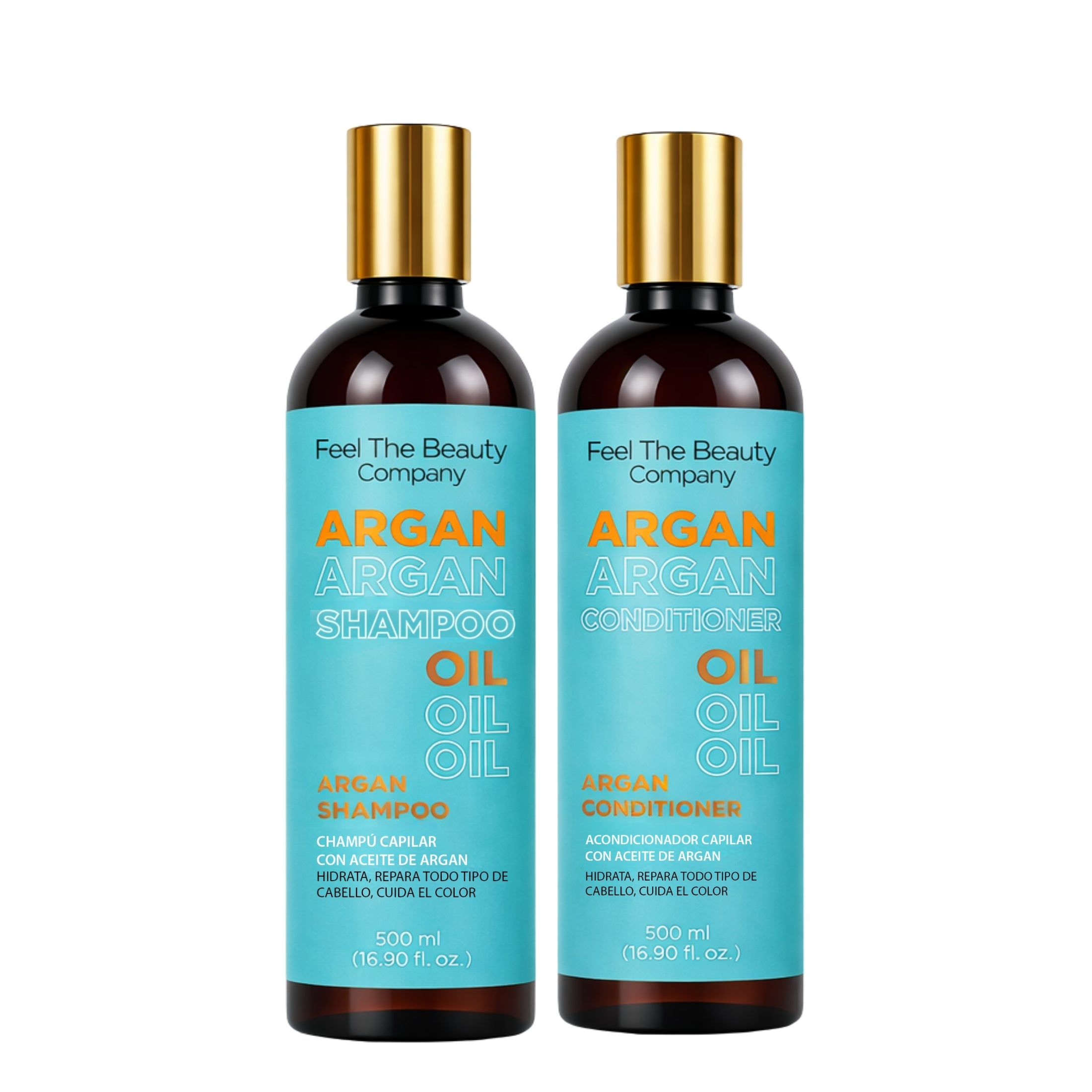 Duo Shampoo & Conditioner Argan Oil Feel The Beauty 500 ml