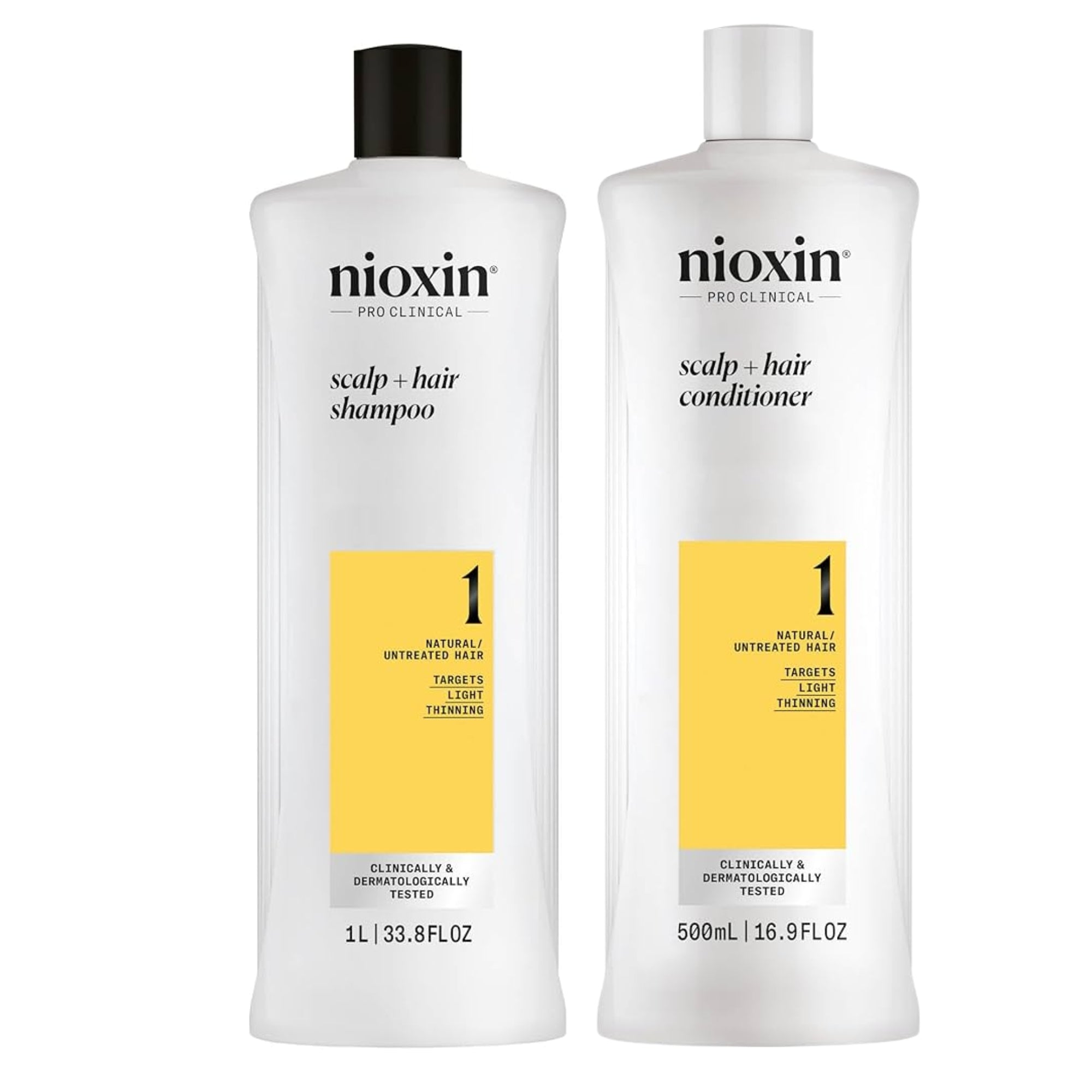Nioxin  Duo Sistema #1 Anticaída Natural - Caída Leve 1 Lt