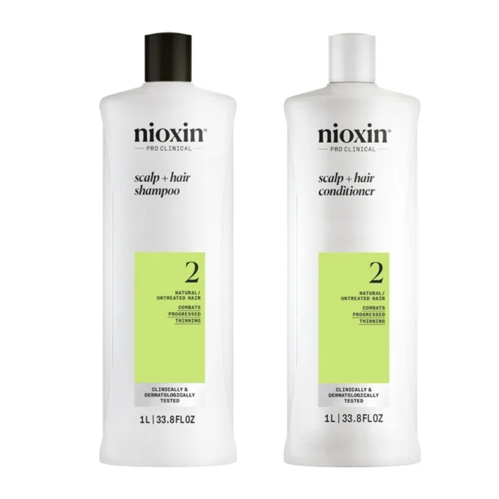 Nioxin Dúo Sistema #2 Cabello Natural - Caída Leve 1 LT