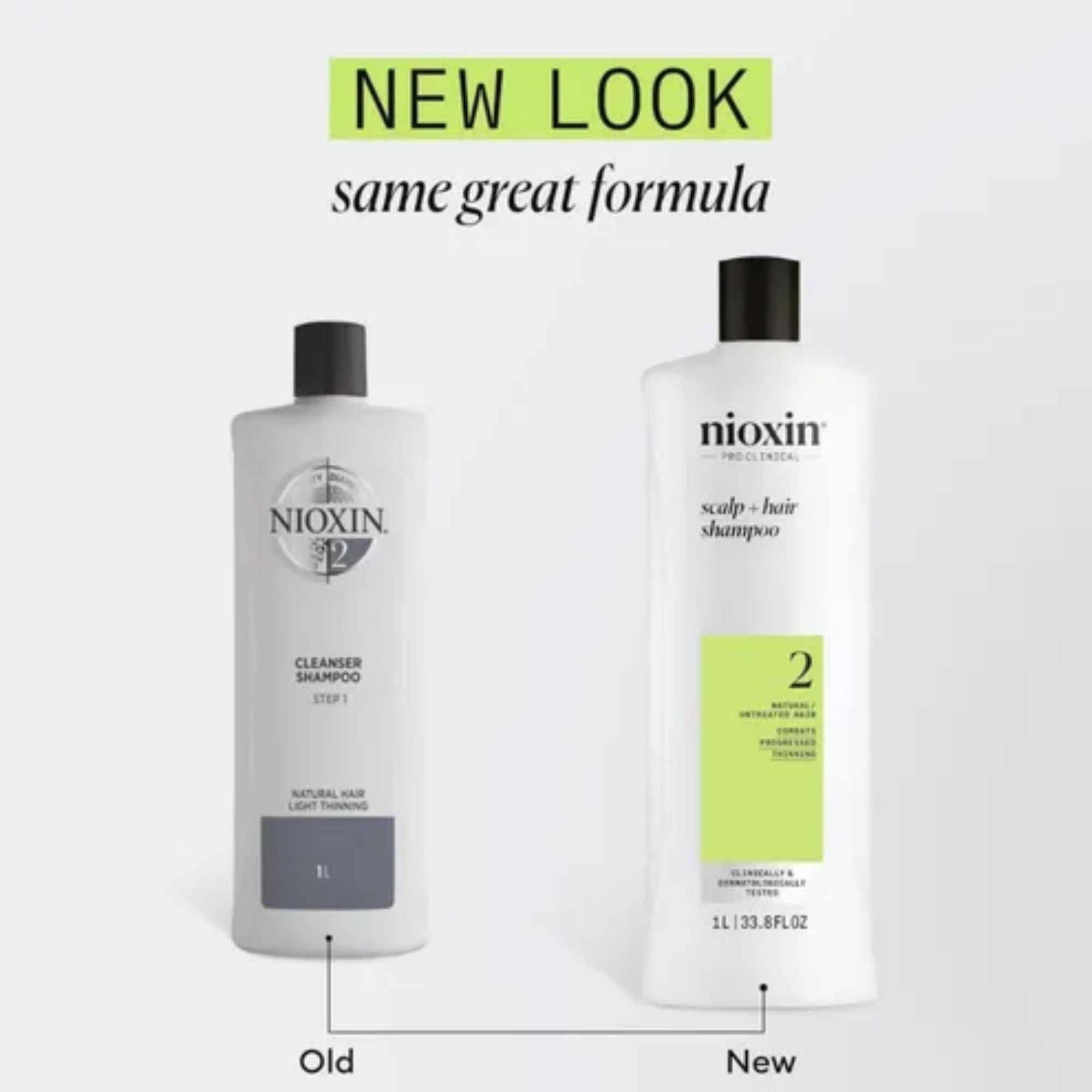 Nioxin Dúo Sistema #2 Cabello Natural - Caída Leve 1 LT