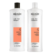 Nioxin Dúo Sistema #4 cabello Teñido - Caída Avanzada 1 LT