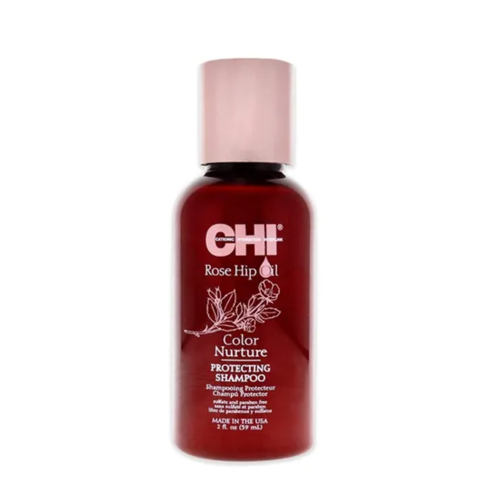 Chi Rosehip Oil Shampoo Proteccion de Color 59 ml