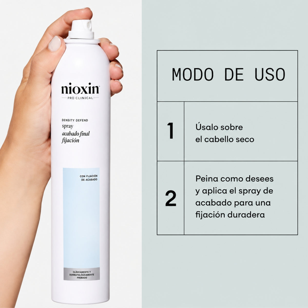 Nioxin Niospray Strong Hold Spray de Fijación Fuerte 300 ml | Fijación Duradera con Movimiento Natural