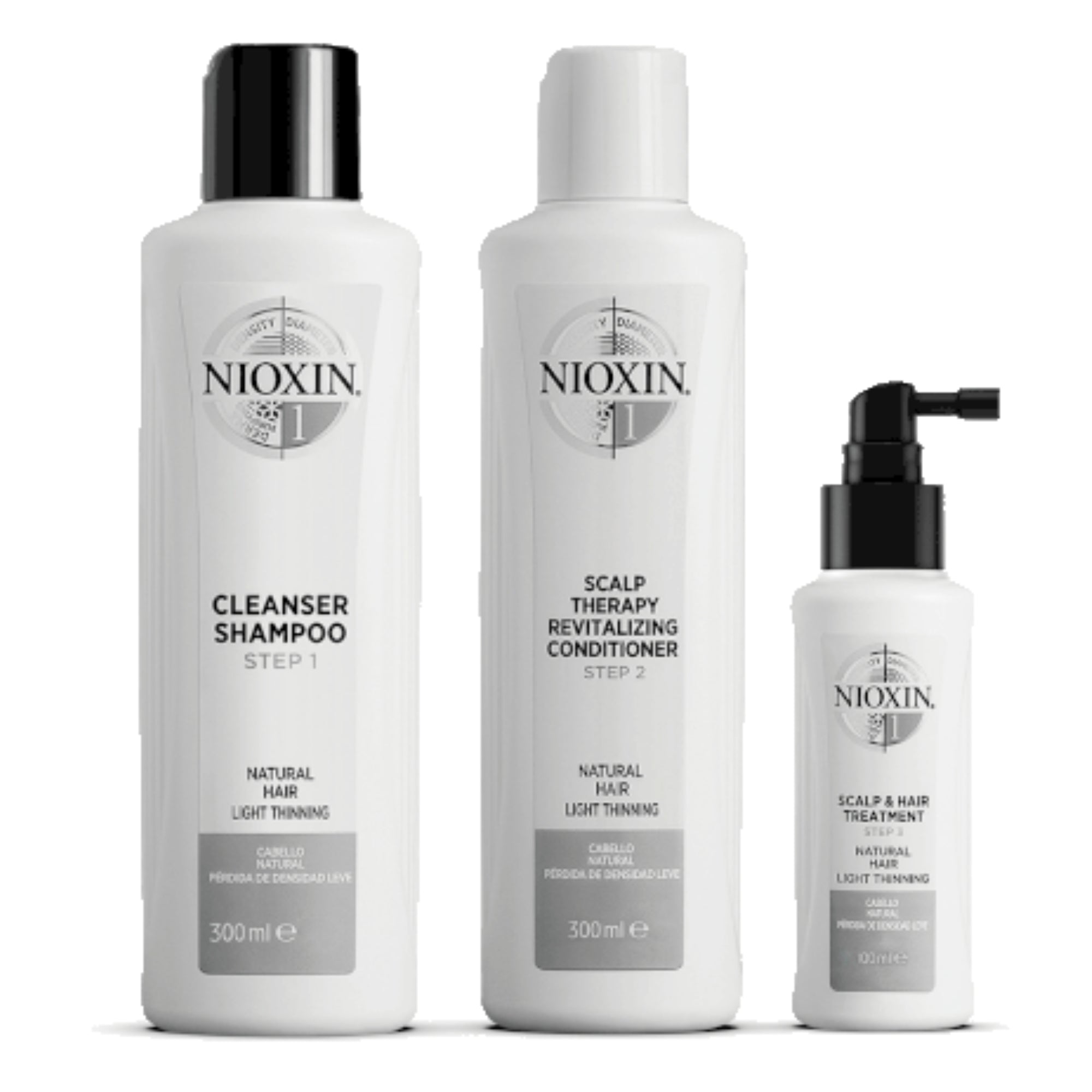 Nioxin Kit Sistema #1 cabello Natural - Caída Leve 150ml