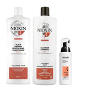 Nioxin Kit Sistema #4 1000ml | Shampoo + Acondicionador + Tratamiento para Cabello Teñido con Debilitamiento Avanzado