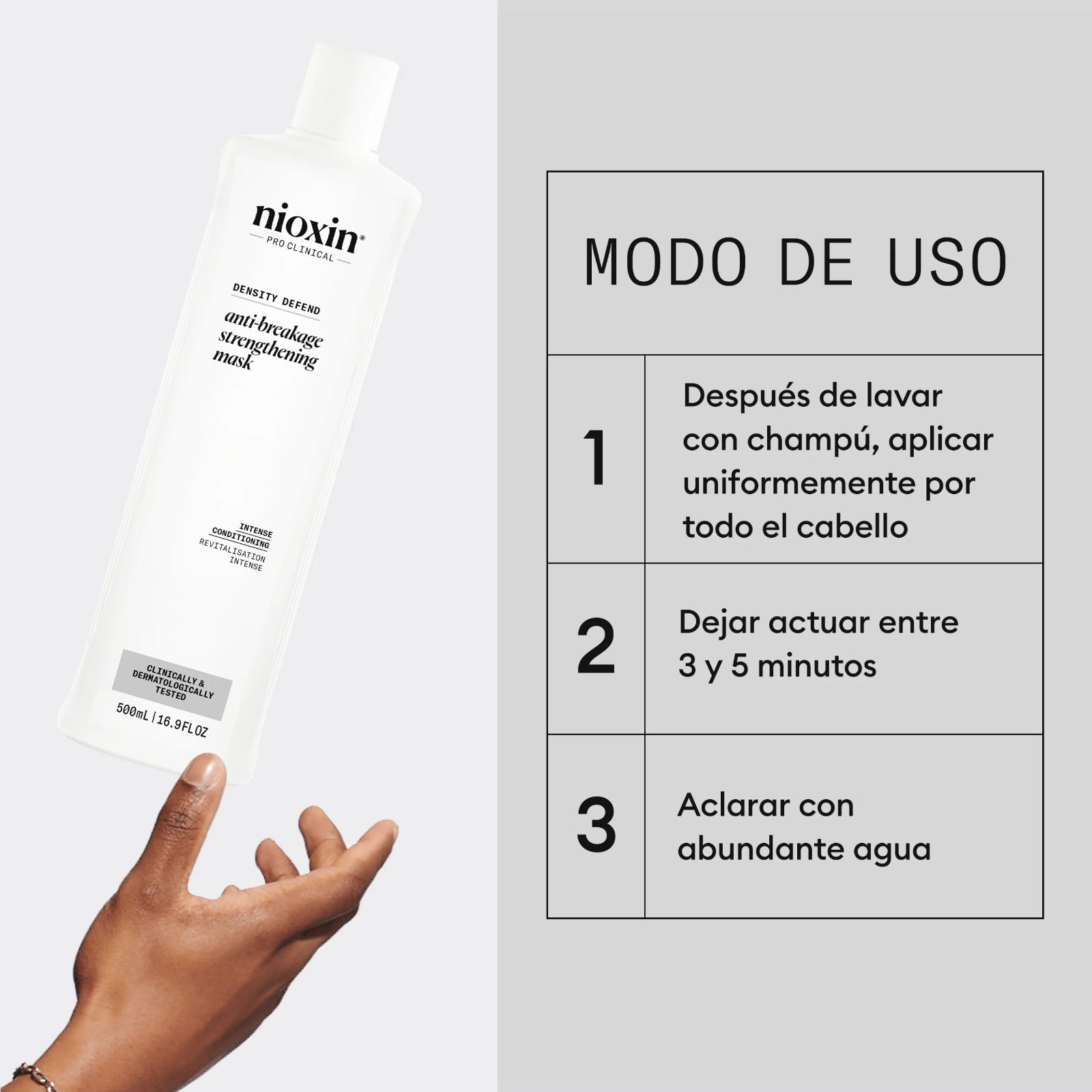 Nioxin Density Mask Mascarilla Antiquiebre de Reparación Intensa 500ml