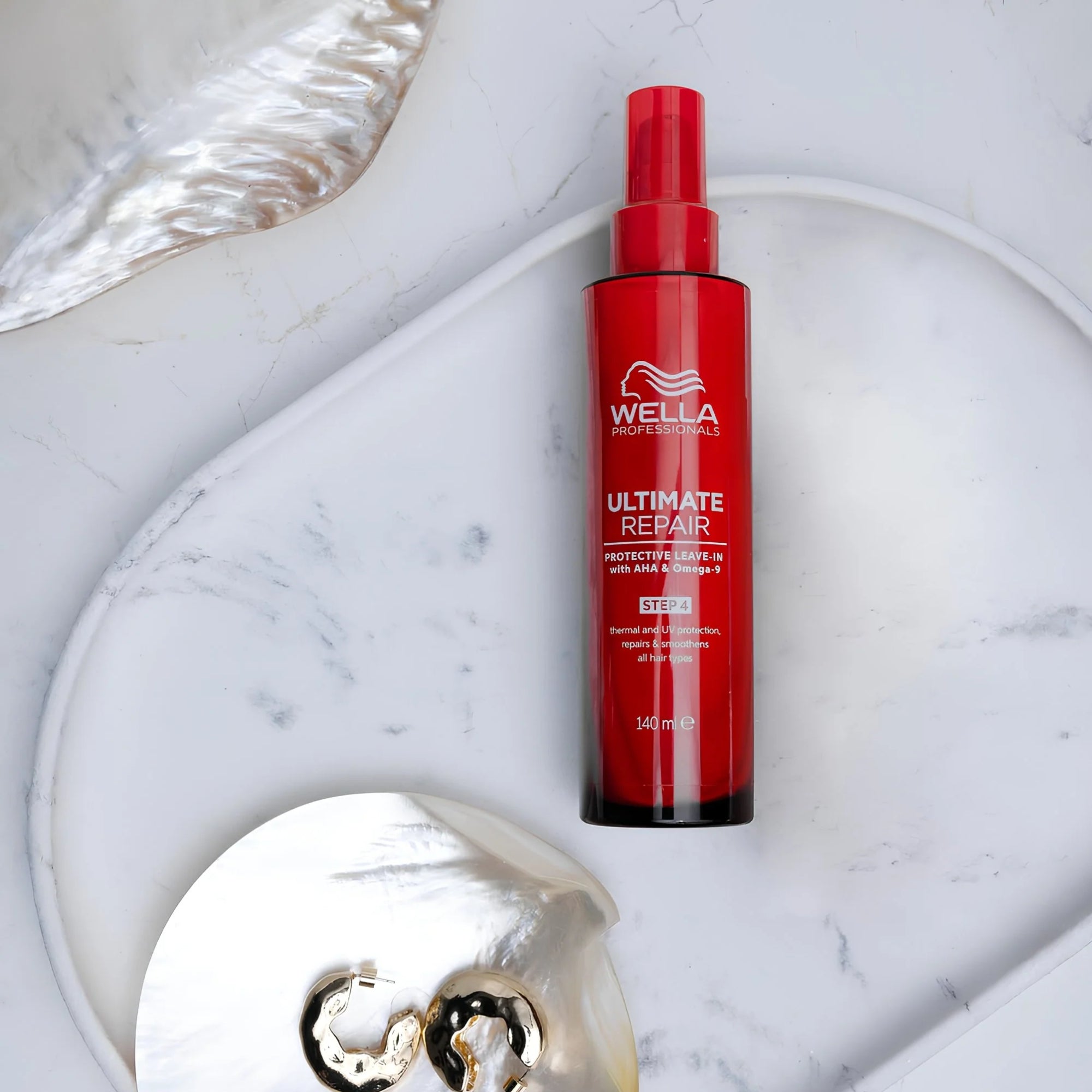 Kit Completo Wella Professionals Ultimate Repair para Cabello Dañado | Shampoo 250 ml + Conditioner 200 ml + Miracle Hair Rescue 95 ml + Leave In 140 ml