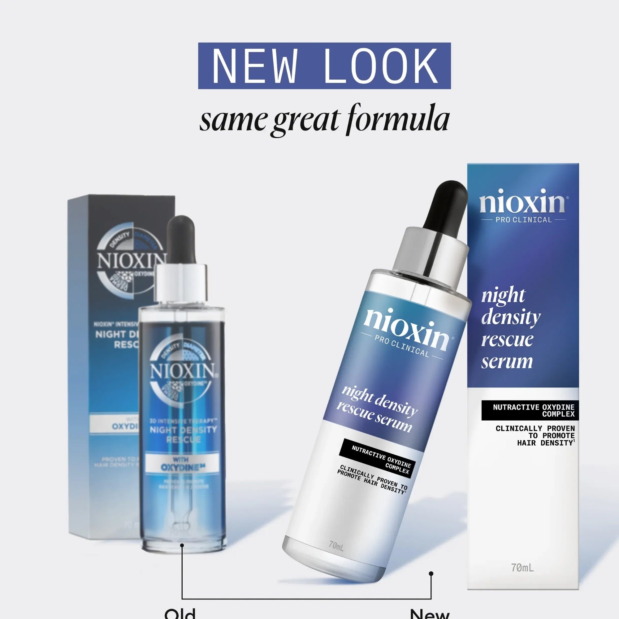 Nioxin Night Density Rescue Sérum Nocturno 70 ml | Cuidado del Cuero Cabelludo y Mayor Densidad Capilar