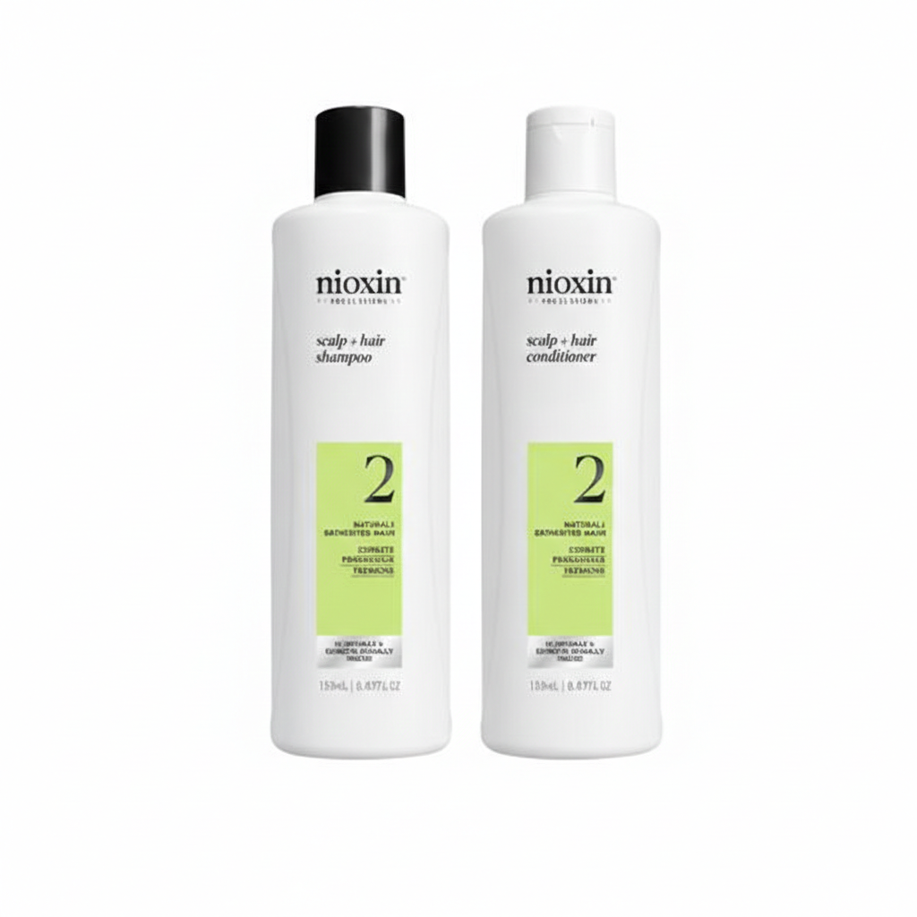 Nioxin Dúo Sistema #2 cabello Natural - Caída Excesiva 300ml