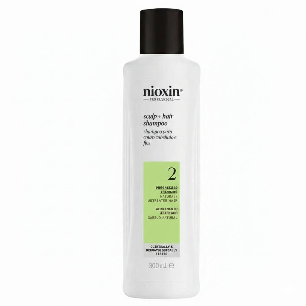 Nioxin Shampoo  Sistema #2 cabello Natural - Caída Excesiva 300ml