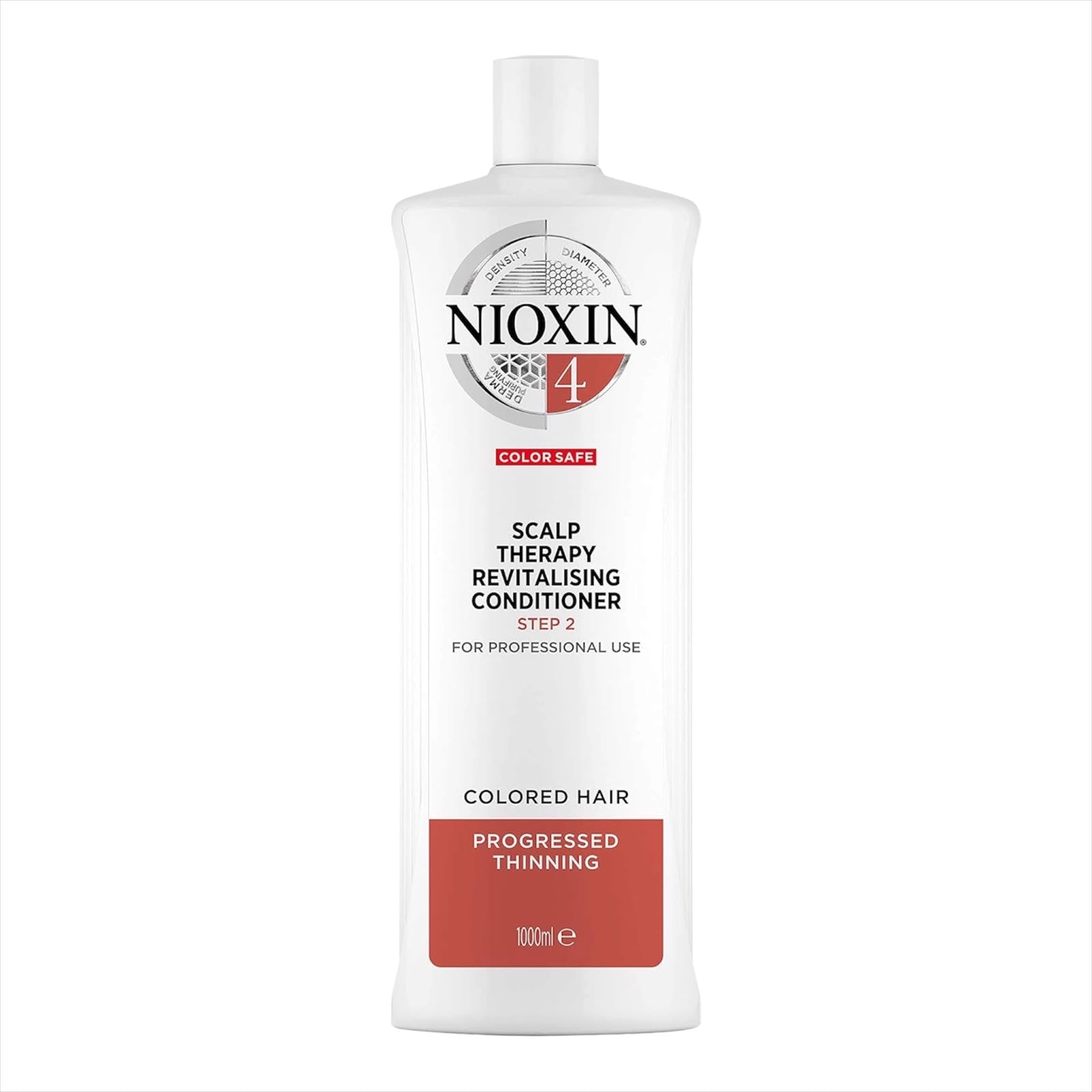Nioxin Acondicionador Sistema #4 para Cabello Teñido con Debilitamiento Avanzado | Hidratación, Fuerza y Protección del Color