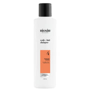 Nioxin Sistema #4 Shampoo para Cabello Teñido con Debilitamiento Avanzado | Limpieza, Fuerza y Mayor Densidad