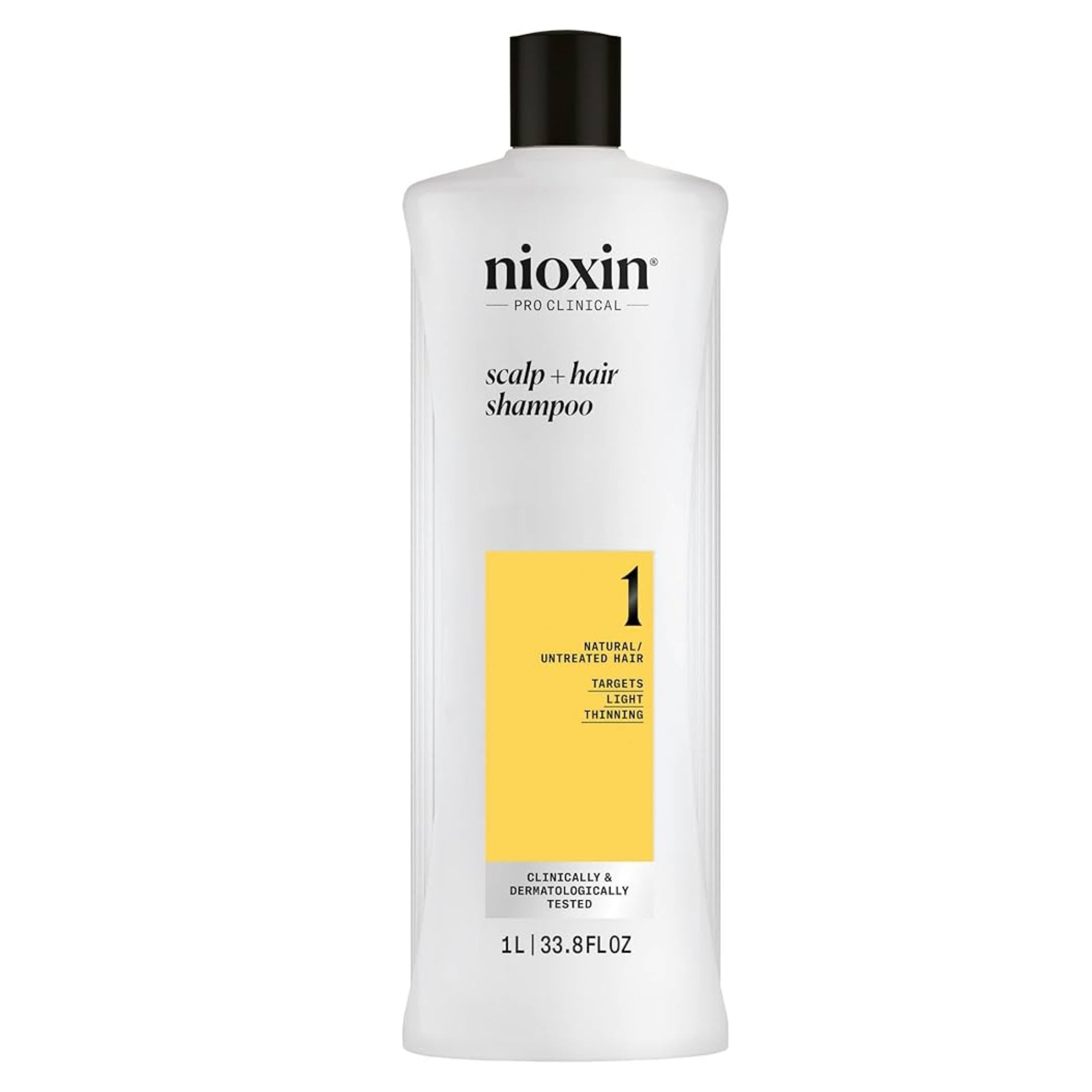 Nioxin Sistema #1 | Shampoo para Cabello Natural con Debilitamiento Ligero  |  Limpieza, Fuerza y Mayor Densidad