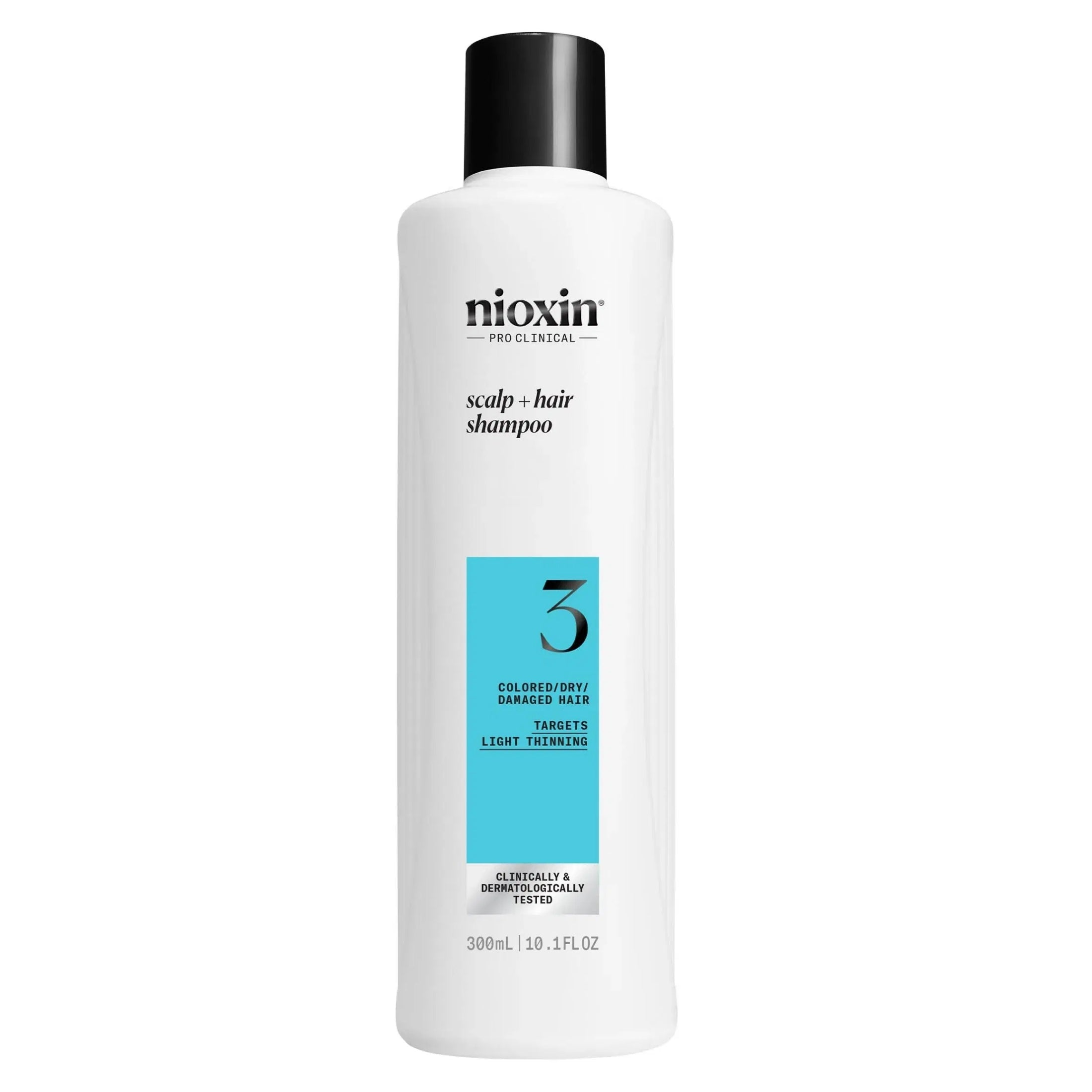 Nioxin Sistema #3 Shampoo para Cabello Teñido con Debilitamiento Ligero | Limpieza, Fuerza y Protección del Color