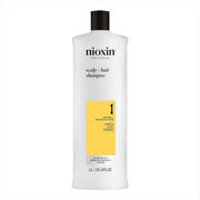 Nioxin "Shampoo Sistema #1 cabello Natural - Caída Leve"  1 Lt
