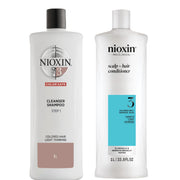 Nioxin Dúo Sistema #3 cabello Teñido - Caída Leve 1 LT