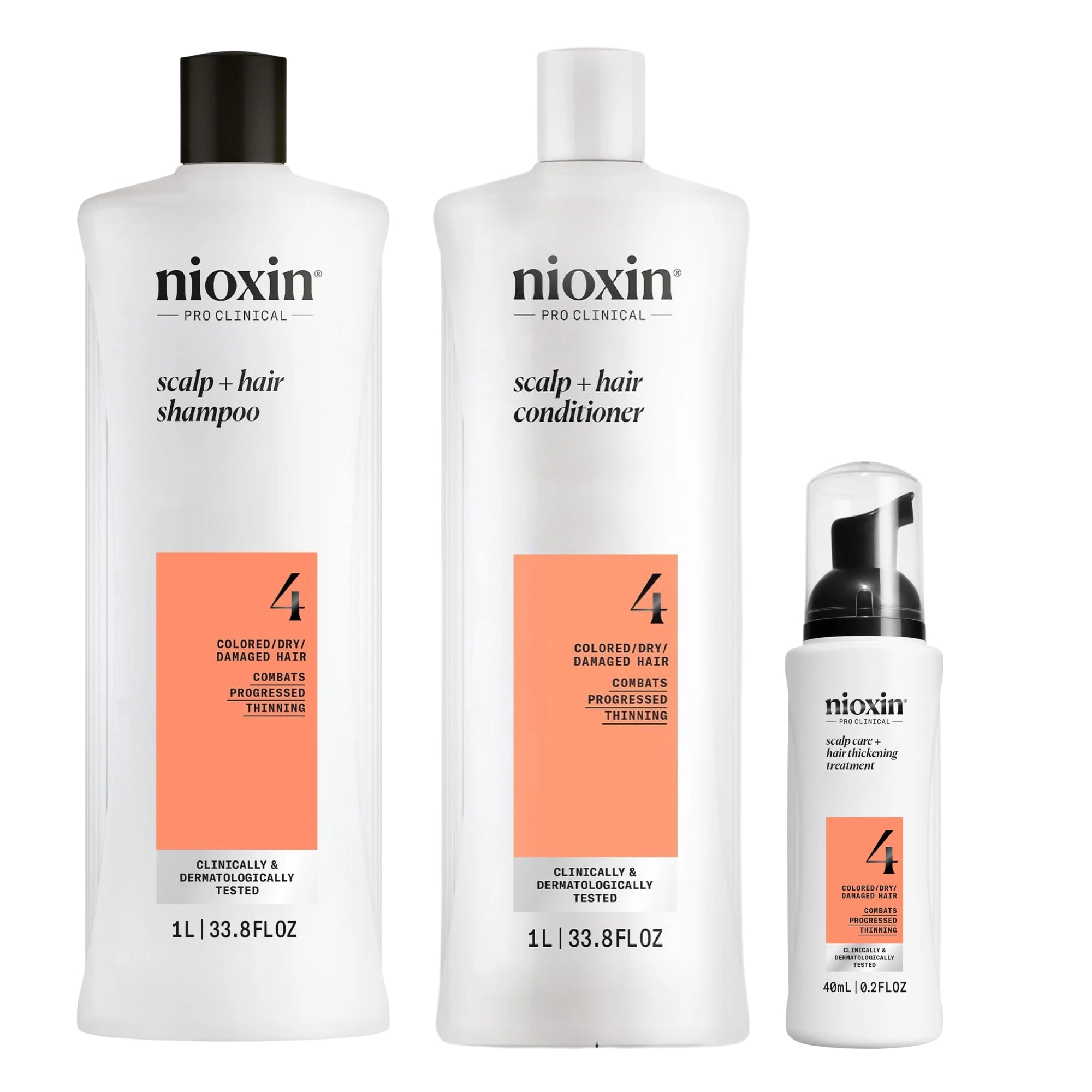 Nioxin Sistema #4 Anticaída Teñido - Caída Excesiva 1Lt