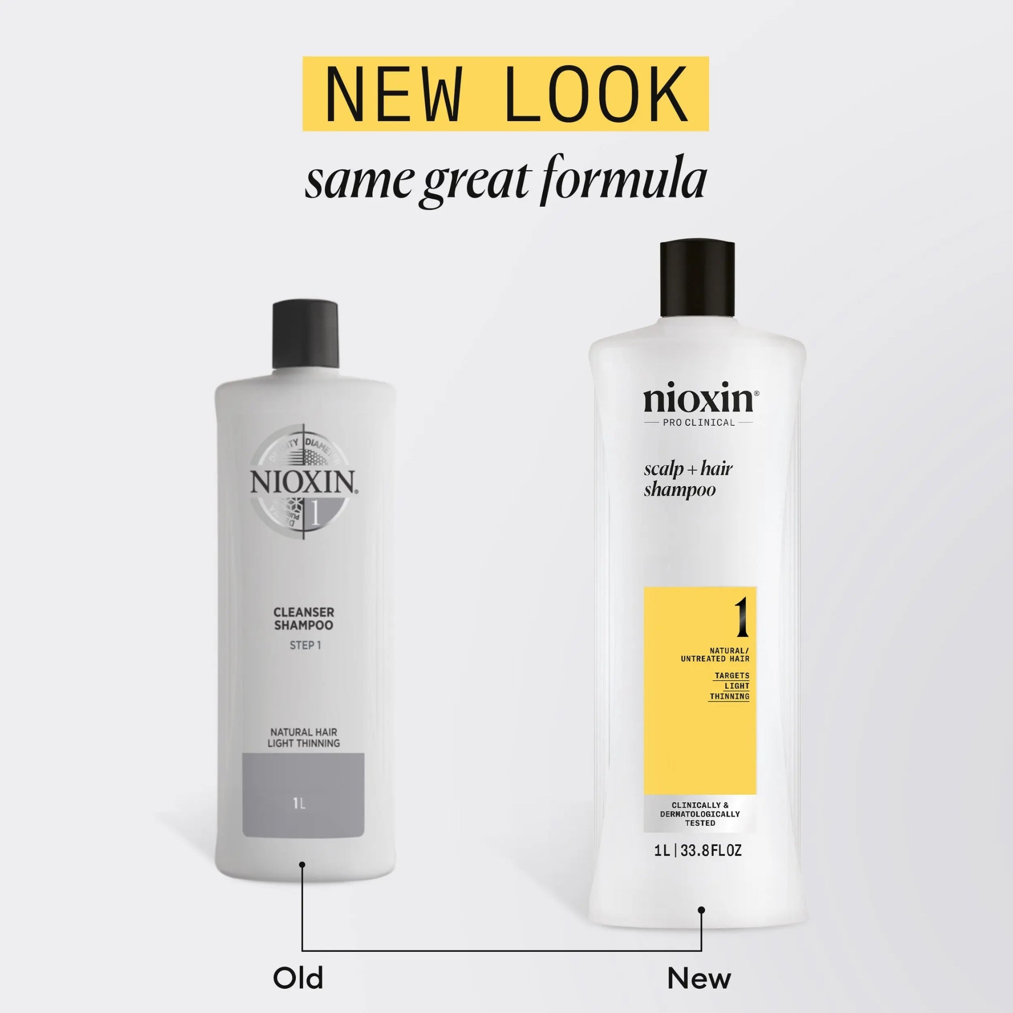 Nioxin Kit Sistema #1 100ml Shampoo + Acondicionador + Tratamiento para Cabello Natural con Debilitamiento Ligero