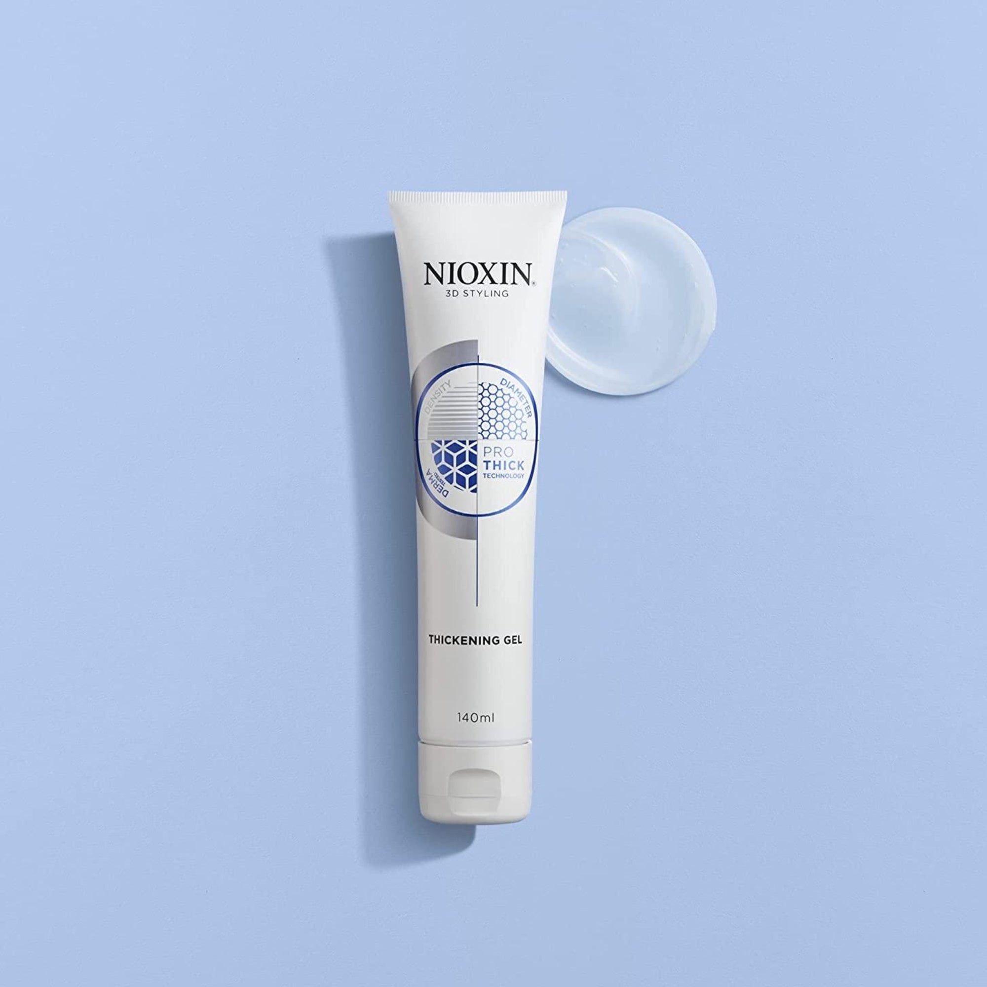 Nioxin Styling Gel de Fijación Flexible 140 ml | Volumen, Definición y Apariencia de Mayor Grosor