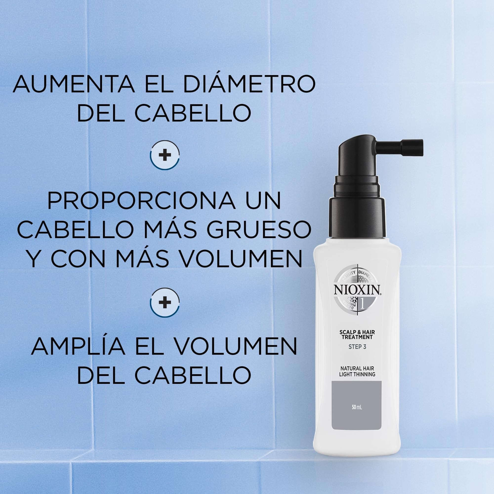 Nioxin Tratamiento Sistema #1 para Cuero Cabelludo cabello Natural - Caída Leve 100ml