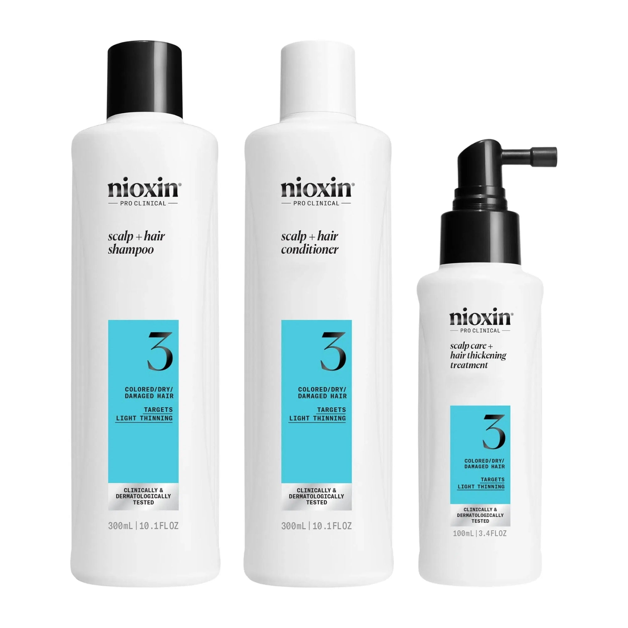 Nioxin Kit Sistema #3 cabello Teñido - Caída Excesiva 300ml