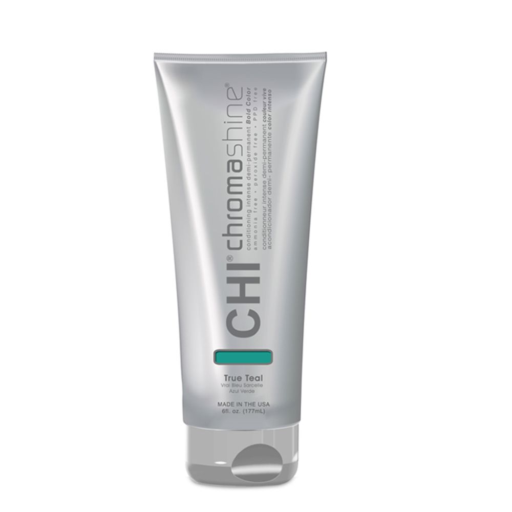 CHI Chromashine: Tinte semipermante de fantasía Verde Turquesa de 177ml.
